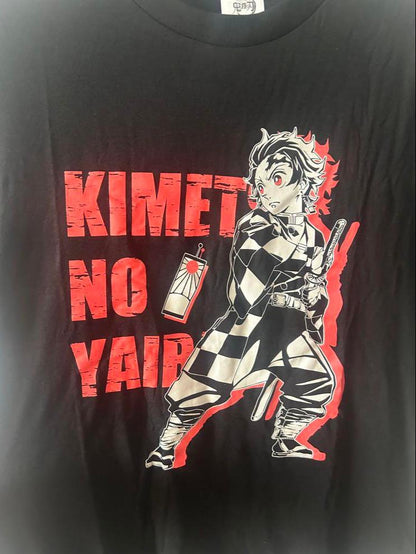 Demon Slayer Tanjiro Kamado T-Shirt, US Size L