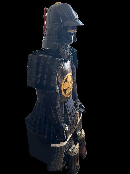 Showa Period Replica Samurai Armor with Maeda Clan Crest. Built using Traditional Methods