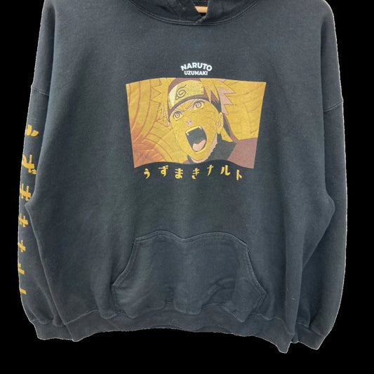 2000s Naruto Shippuden Graphic Hoodie, US Size L