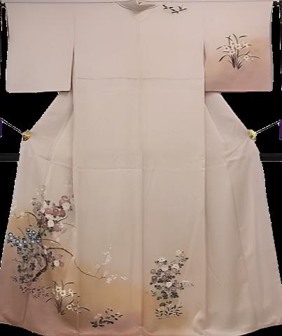 1990s Hofuku Kimono with Branch Floral Design – US Medium