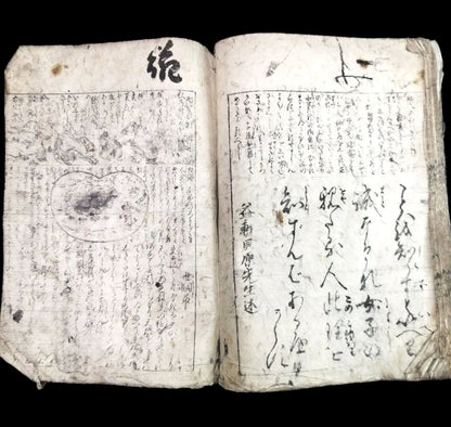 "Onna Daigaku" Illustrated Woodblock Printed Book (Early 1700s, Edo Period)