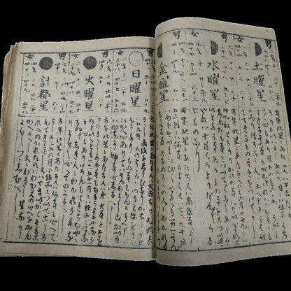 Nine Stars Almanac, Meiji Era (1903), Traditional Astrology Booklet