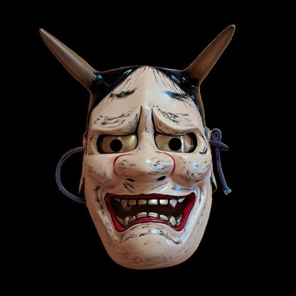 Dramatic Hannya Noh Mask (Showa Period)