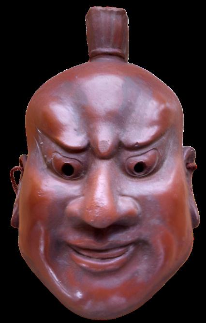 1960s Decorative Mask - Antique Japanese Craftsmanship