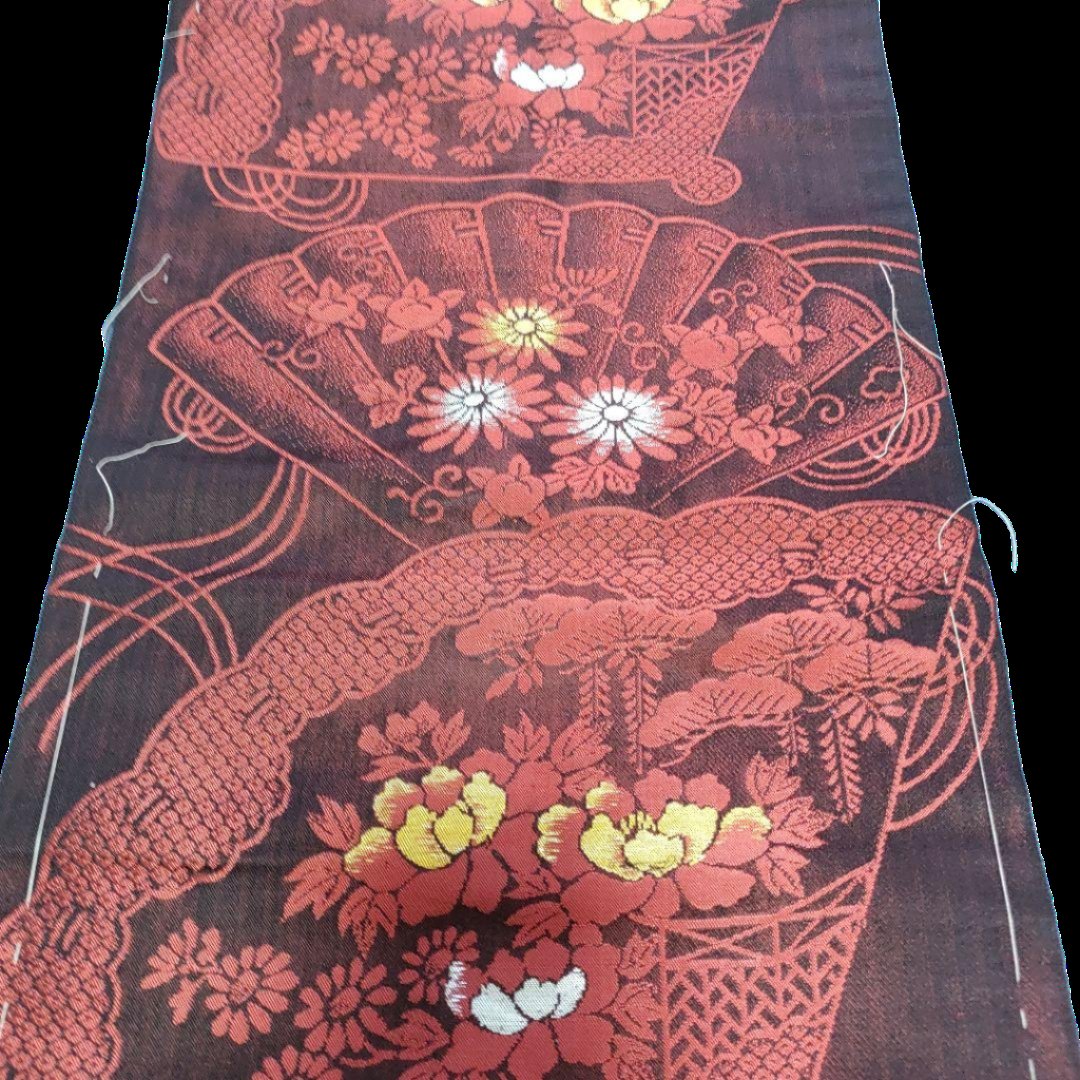 Floral Pattern Obi for Hofuku Kimono