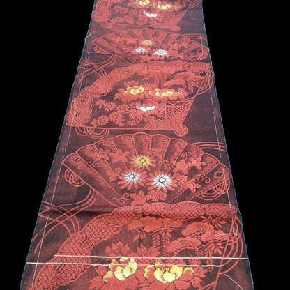 Floral Pattern Obi for Hofuku Kimono