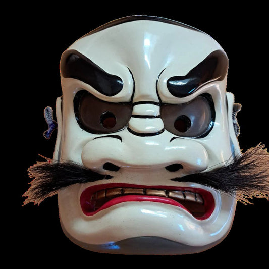 Intense Kagura Beshimi Mask (Showa Period)