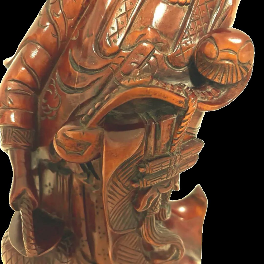 Large Wooden Kannon Bodhisattva Standing Statue – Shōwa Period, 1950s-1960s, From a Temple in Chiba