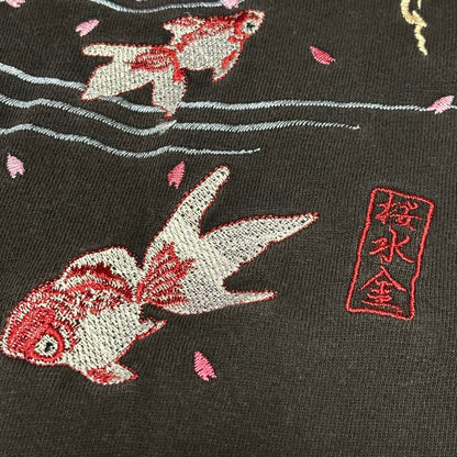 2000s Isshin Kyokyo Japanese Embroidered Hoodie, US Size L